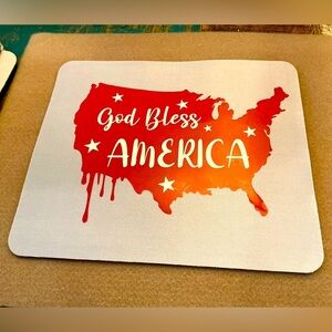 Hand Pressed Mouse Pad!  Brand New!